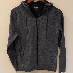 Old Navy Men's Charcoal Zip-Up Hoodie